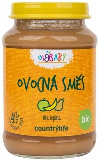 Country Life Příkrm ovocná směs BIO 190g porovnat ceny