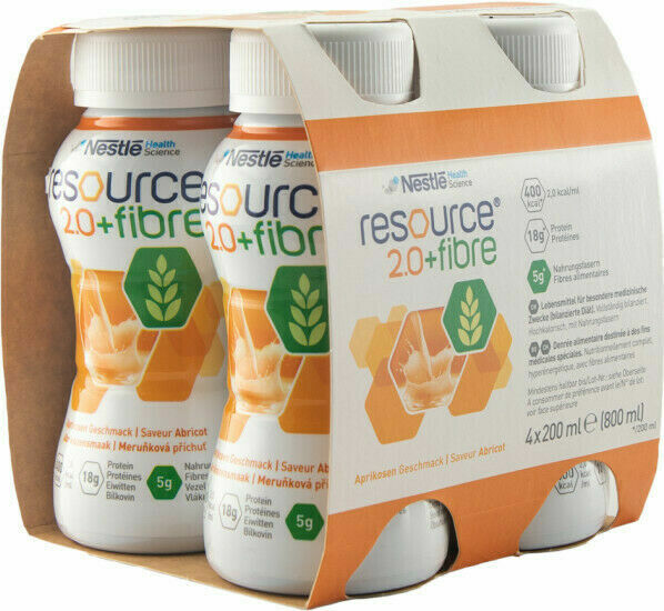 Resource 2.0 kcal Fibre Meruňkový perorální roztok 4x200ml porovnat ceny