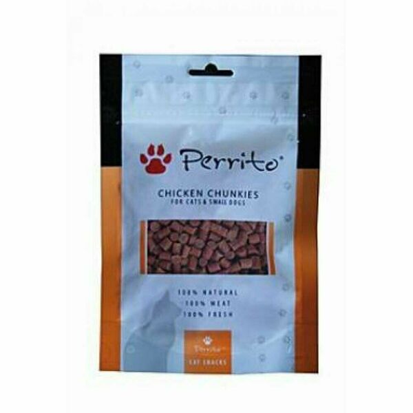 Perrito Chicken Chunkies kočky a malé psy 100g porovnat ceny