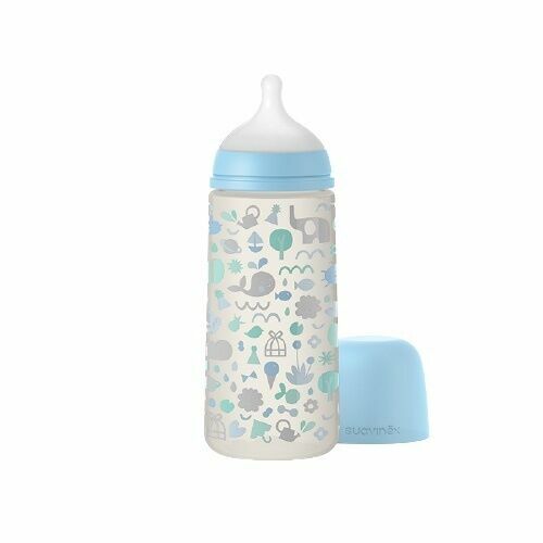 Suavinex kojenecká láhev Memories - Modrá - L - 360ml porovnat ceny