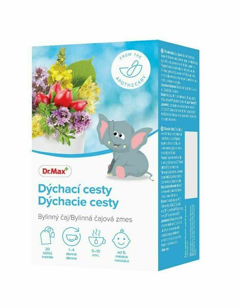 Dr.Max Dýchací cesty dětský bylinný čaj 20x1,5 g porovnat ceny