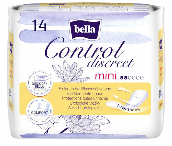Bella Lady  Bella Control Discreet mini urologické vložky 14ks porovnat ceny