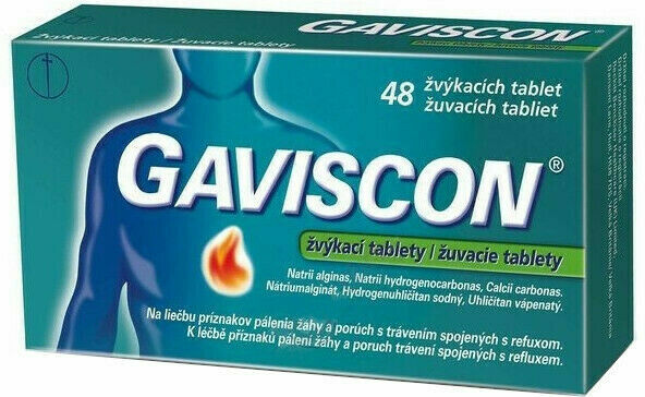 Gaviscon Žvýkací tablety 48ks porovnat ceny