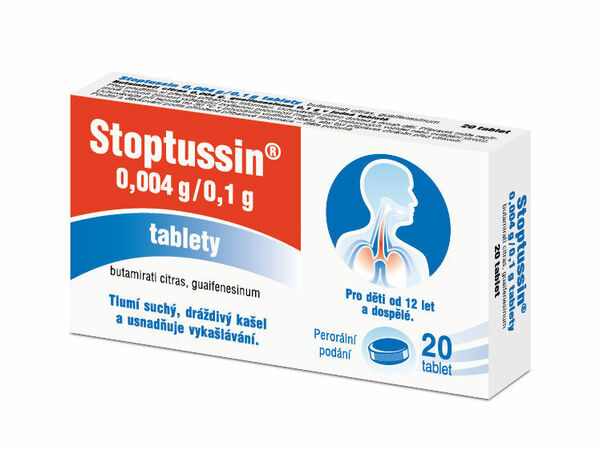 Stoptussin 20 tablet porovnat ceny