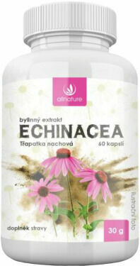 Allnature Echinacea bylinný extrakt 60kapslí porovnat ceny