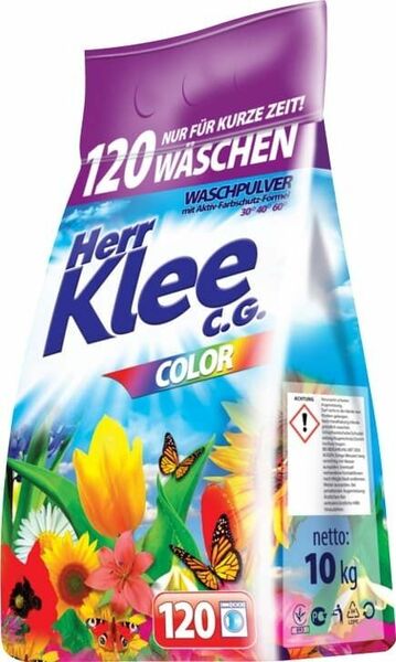 Herr Klee Prací prášek Color (120 dávek) 10kg porovnat ceny