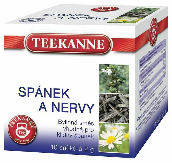 TEEKANNE Spánek+nervy bylinný čaj 10x2g porovnat ceny