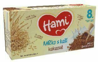 Hami mlíčko s kaší kakaové od uk. 8. měsíce 2X250ml porovnat ceny