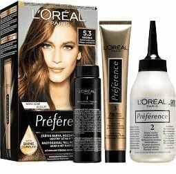 L'Oréal Paris Permanentní barva na vlasy Préférence 5.3 Virginia Světlá hnědá zlatá 174ml porovnat ceny
