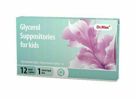 Dr.Max Glycerol Suppositories for Kids 12 čípků porovnat ceny