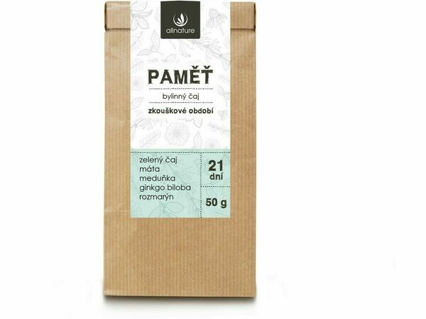 Allnature Paměť Bylinný čaj 50g porovnat ceny