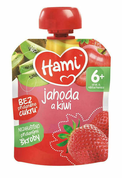 Hami kapsička Jahoda a kiwi 90g porovnat ceny