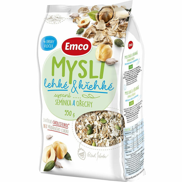 EMCO Mysli sypané lehké a křehké Semínka a ořechy 550 g porovnat ceny