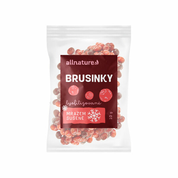 ALLNATURE Brusinka sušená mrazem celá 10 g porovnat ceny