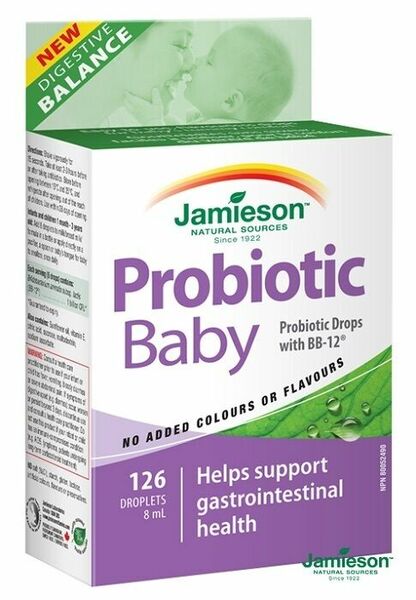 Jamieson Probiotic Baby – probiotické kapky s BB-12® 8ml porovnat ceny