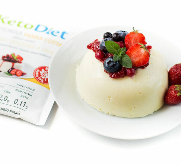 KetoDiet Proteinová panna cotta s příchutí smetany a vanilky 7porcí porovnat ceny