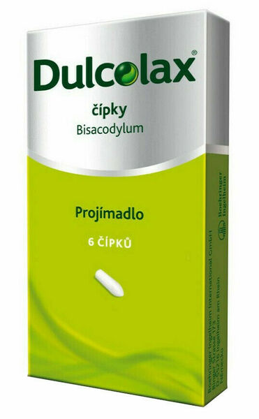 Dulcolax® čípky 6x10mg porovnat ceny