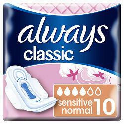 Always vložky Classic Normal Sensitive 10ks porovnat ceny
