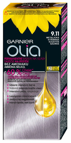 Garnier Olia 9.11 Metalická stříbrná 50ml porovnat ceny