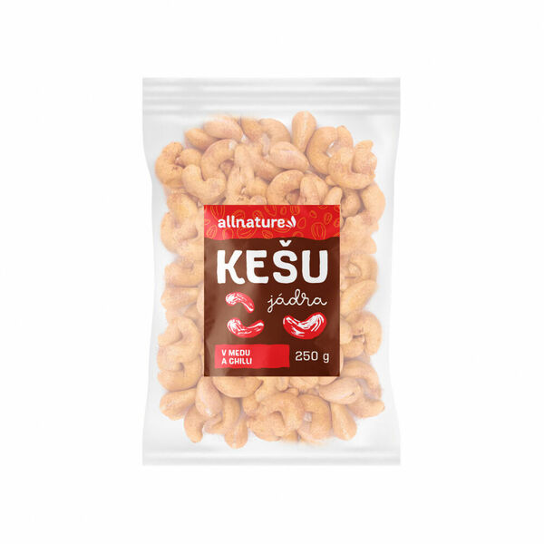 ALLNATURE Kešu v medu a chilli 250 g porovnat ceny