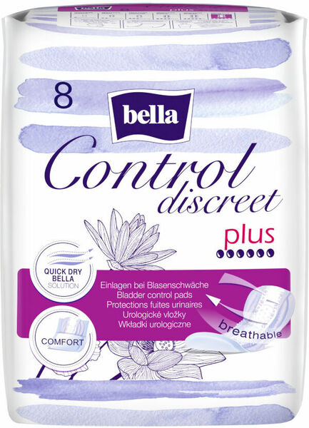 Bella Lady  Bella Control Discreet plus urologické vložky 8ks porovnat ceny