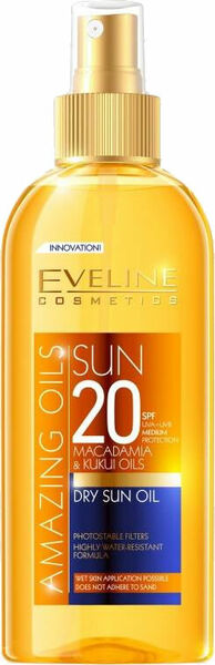 Eveline Cosmetics  Eveline Amazing Oils - Dry Sun oil SPF 20 150ml porovnat ceny
