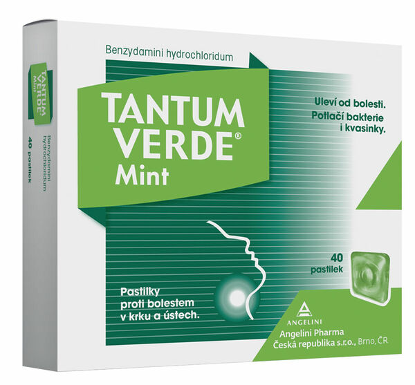 Tantum Verde Mint 40 pastilek porovnat ceny