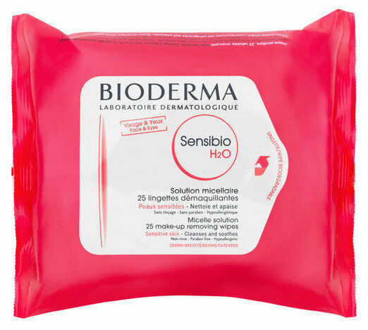 BIODERMA Sensibio H2O Micelární ubrousky 25ks porovnat ceny
