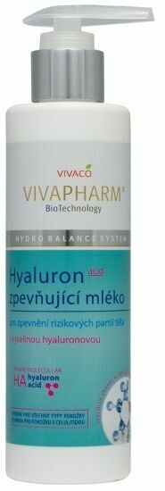 VivaPharm Zpevňující mléko s kyselinou hyaluronovou 200ml porovnat ceny