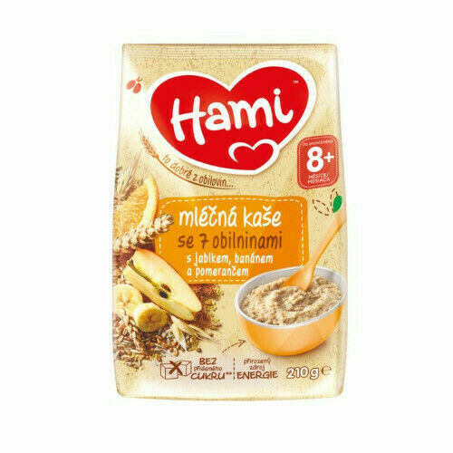 Hami ml.kaše se 7 oblinin. jablko banán pomer.210g porovnat ceny