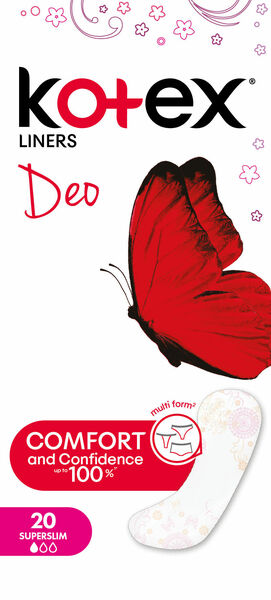 Kotex Liners Deo SuperSlim 20 ks porovnat ceny