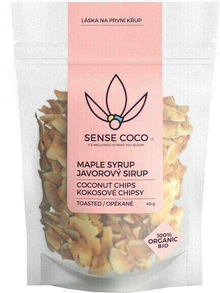 Sense Coco Bio kokosové chipsy javorové 40g porovnat ceny
