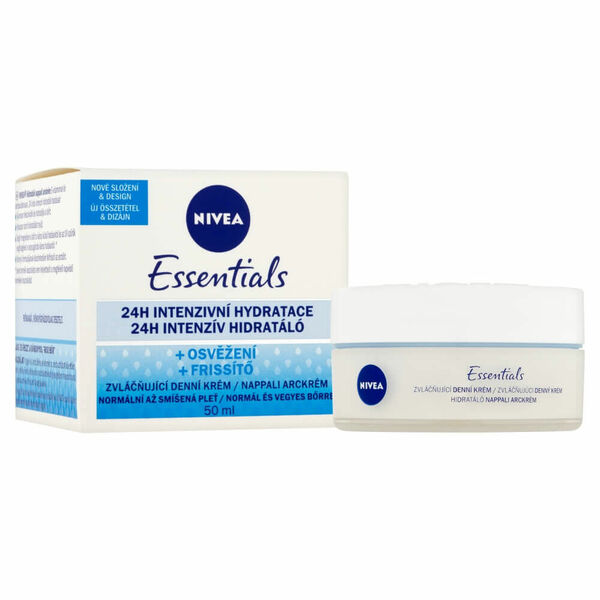 NIVEA Essentials Denní zvláčňující krém normální až smíšená pleť 50 ml porovnat ceny