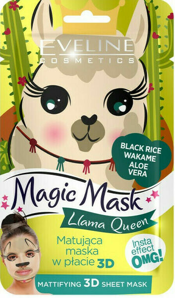 Eveline Cosmetics  Eveline Magic mask – Matující textilní maska lama porovnat ceny