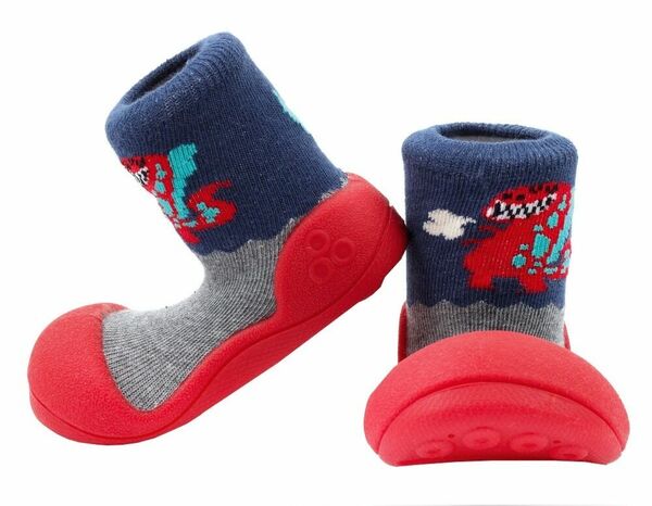 Attipas Dětské Botičky Dinosaur Red S porovnat ceny