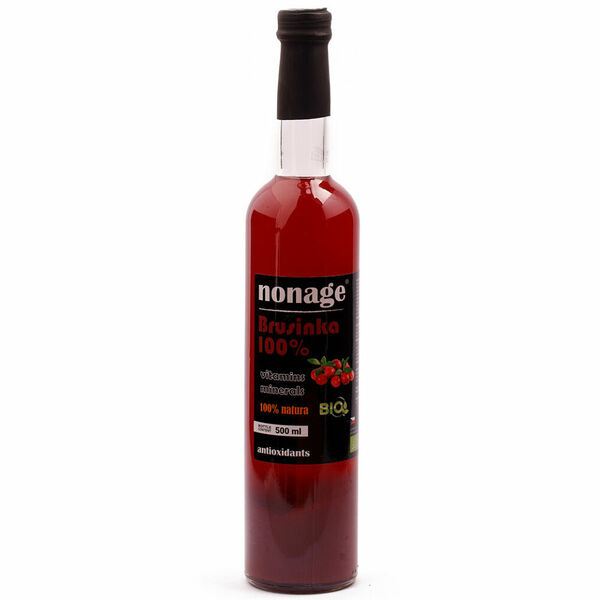 NONAGE Brusinka 100% juice 500 ml BIO porovnat ceny