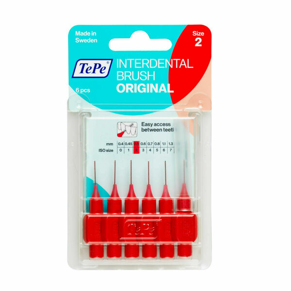 TePe Mezizubní kartáček G2 červený 0,5mm 6ks porovnat ceny