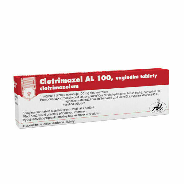 Clotrimazol AL 200mg vaginální tablety 3ks + aplikátor porovnat ceny