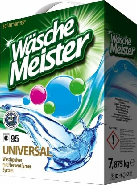 WascheMeister Prací prášek Universal Box (95 dávek) 7,875kg porovnat ceny