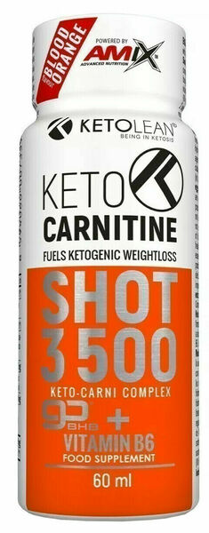 Amix KetoLean Keto goBHB + Carnitine Shot, Krvavý pomeranč 60ml porovnat ceny