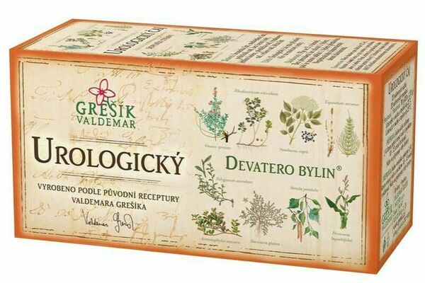 Grešík Urologický čaj n.s. 20x1.5g Devatero bylin porovnat ceny