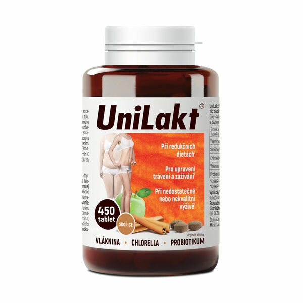 UNILAKT se skořicí 450 tablet porovnat ceny