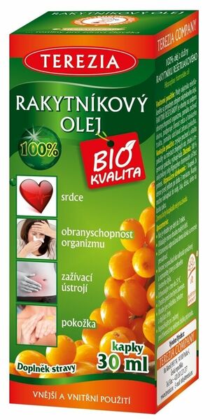 Terezia Rakytníkový olej 100% v kapkách 30ml porovnat ceny