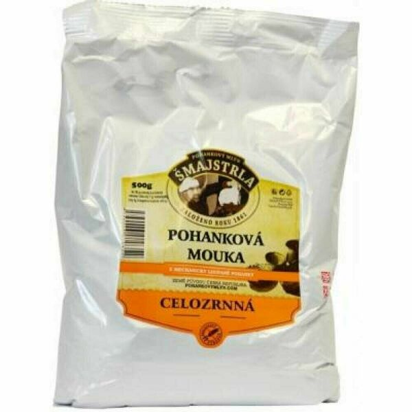 ŠMAJSTRLA Pohanková mouka celozrnná 500 g porovnat ceny