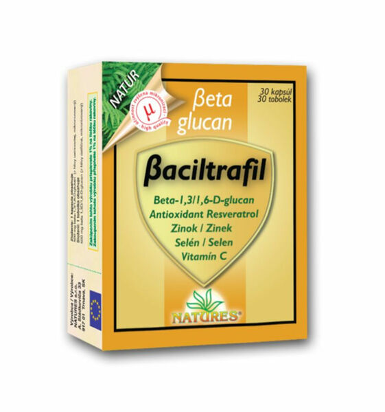 Beta glucan Baciltrafil 30 kapslí porovnat ceny