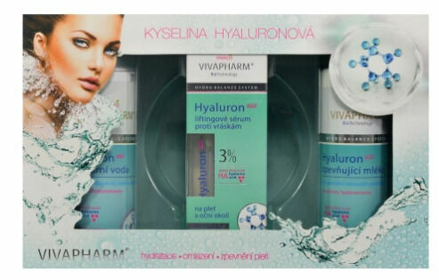 Vivaco Dárková kazeta kosmetiky s kyselinou hyaluronovou 3ks porovnat ceny