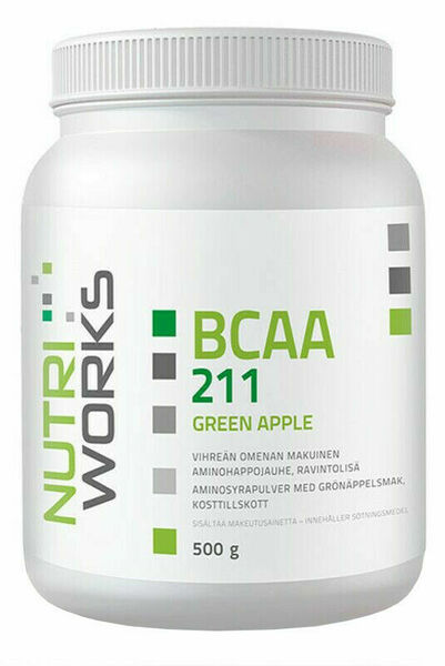 NutriWorks BCAA 2:1:1 zelené jablko 500g porovnat ceny