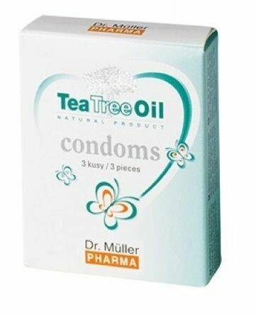 Tea Tree Oil kondomy 3ks Dr.Müller porovnat ceny