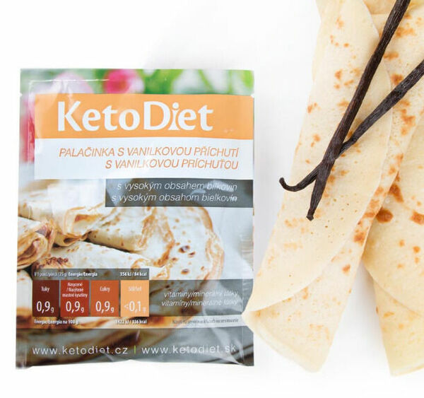 KetoDiet Proteinová palačinka s vanilkovou příchutí 7porcí porovnat ceny