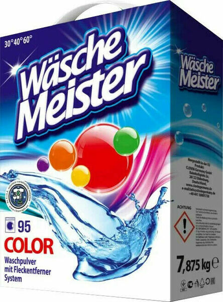 WascheMeister Prací prášek Color Box (95 dávek) 7,875kg porovnat ceny